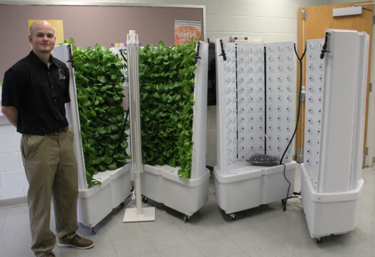 Hydroponics Program Growing at Buckeye Local High School